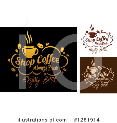 Royalty-Free (RF) Coffee Clipart Illustration by Vector Tradition SM - Stock Sample #1261914