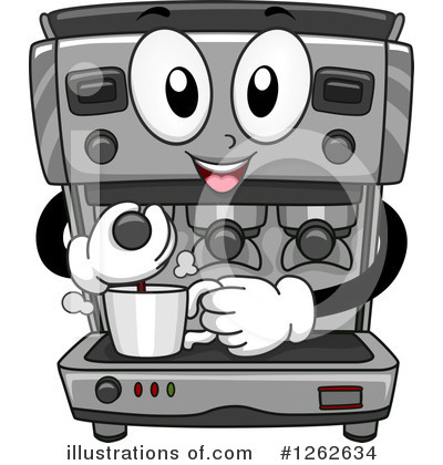 Coffee Machine Clipart #1262634 by BNP Design Studio