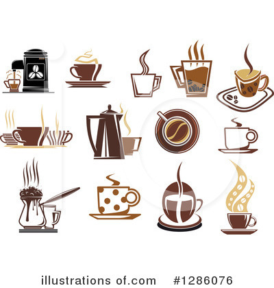 Royalty-Free (RF) Coffee Clipart Illustration by Vector Tradition SM - Stock Sample #1286076