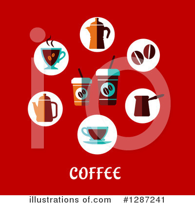 Royalty-Free (RF) Coffee Clipart Illustration by Vector Tradition SM - Stock Sample #1287241