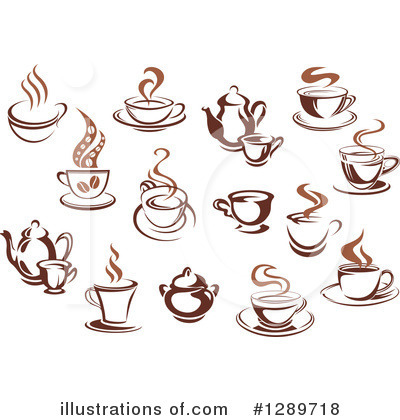 Royalty-Free (RF) Coffee Clipart Illustration by Vector Tradition SM - Stock Sample #1289718