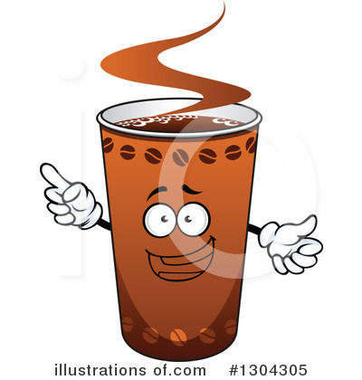 Royalty-Free (RF) Coffee Clipart Illustration by Vector Tradition SM - Stock Sample #1304305