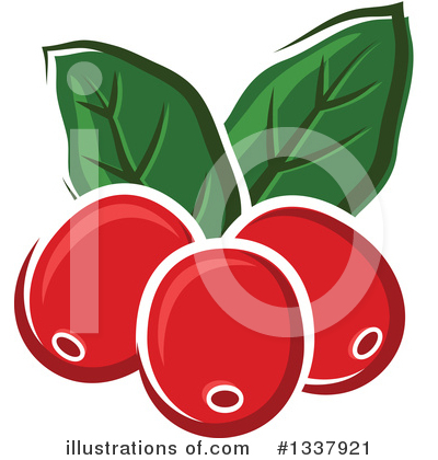 Coffee Berries Clipart #1337921 by Vector Tradition SM