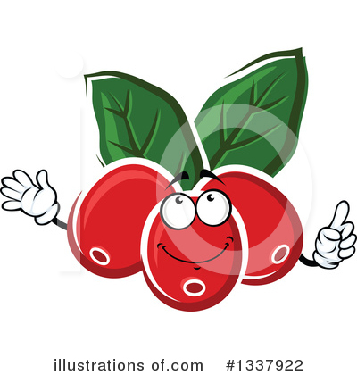 Coffee Berries Clipart #1337922 by Vector Tradition SM