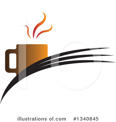 Royalty-Free (RF) Coffee Clipart Illustration by ColorMagic - Stock Sample #1340845
