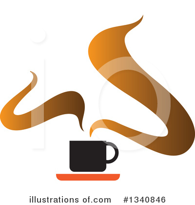 Royalty-Free (RF) Coffee Clipart Illustration by ColorMagic - Stock Sample #1340846