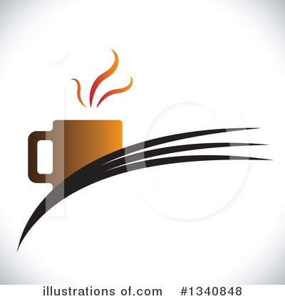 Royalty-Free (RF) Coffee Clipart Illustration by ColorMagic - Stock Sample #1340848