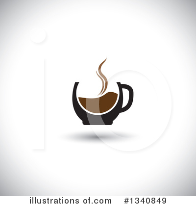 Royalty-Free (RF) Coffee Clipart Illustration by ColorMagic - Stock Sample #1340849