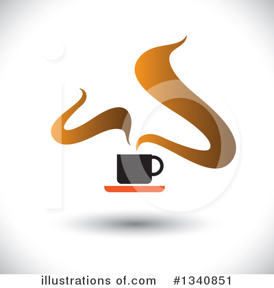 Royalty-Free (RF) Coffee Clipart Illustration by ColorMagic - Stock Sample #1340851