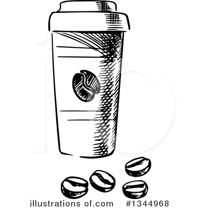 Royalty-Free (RF) Coffee Clipart Illustration by Vector Tradition SM - Stock Sample #1344968