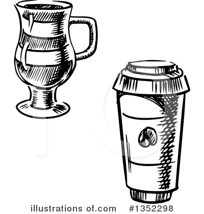 Royalty-Free (RF) Coffee Clipart Illustration by Vector Tradition SM - Stock Sample #1352298