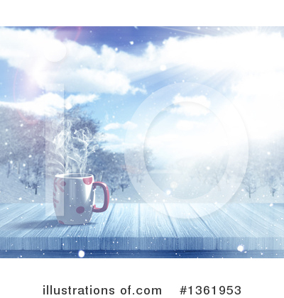 Royalty-Free (RF) Coffee Clipart Illustration by KJ Pargeter - Stock Sample #1361953