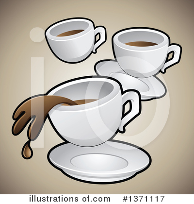 Royalty-Free (RF) Coffee Clipart Illustration by cidepix - Stock Sample #1371117