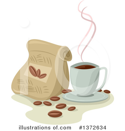 Royalty-Free (RF) Coffee Clipart Illustration by BNP Design Studio - Stock Sample #1372634