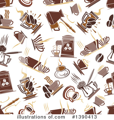 Royalty-Free (RF) Coffee Clipart Illustration by Vector Tradition SM - Stock Sample #1390413