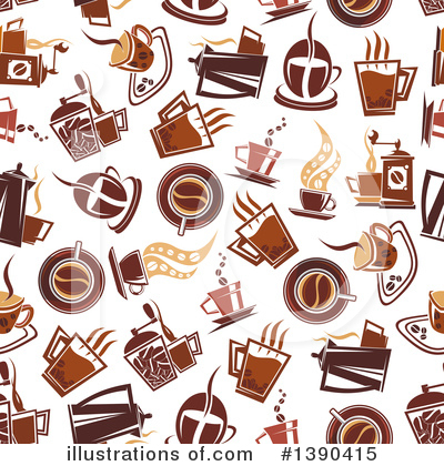 Royalty-Free (RF) Coffee Clipart Illustration by Vector Tradition SM - Stock Sample #1390415