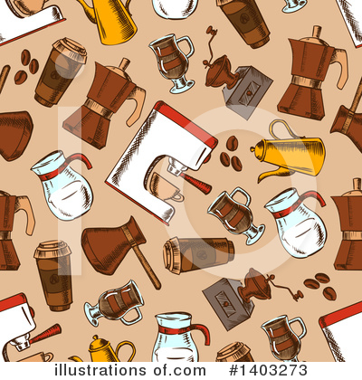 Royalty-Free (RF) Coffee Clipart Illustration by Vector Tradition SM - Stock Sample #1403273