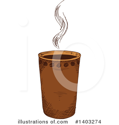 Royalty-Free (RF) Coffee Clipart Illustration by Vector Tradition SM - Stock Sample #1403274