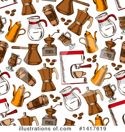 Royalty-Free (RF) Coffee Clipart Illustration by Vector Tradition SM - Stock Sample #1417619