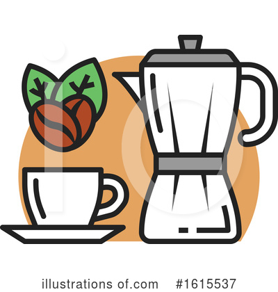 Coffee Bean Clipart #1615537 by Vector Tradition SM