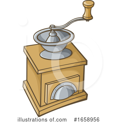 Royalty-Free (RF) Coffee Clipart Illustration by Any Vector - Stock Sample #1658956