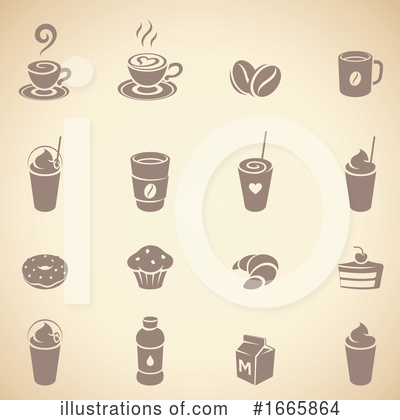 Royalty-Free (RF) Coffee Clipart Illustration by cidepix - Stock Sample #1665864
