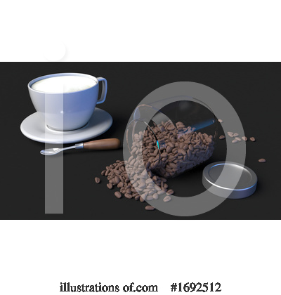 Royalty-Free (RF) Coffee Clipart Illustration by KJ Pargeter - Stock Sample #1692512