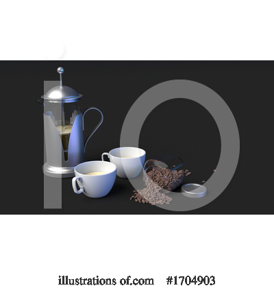 Royalty-Free (RF) Coffee Clipart Illustration by KJ Pargeter - Stock Sample #1704903