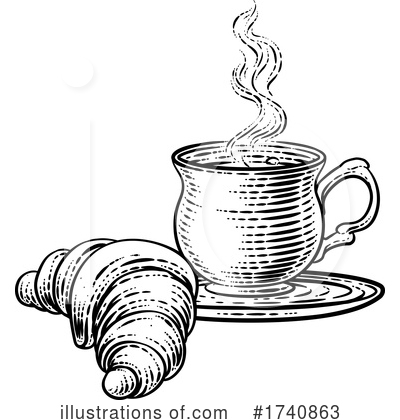 Royalty-Free (RF) Coffee Clipart Illustration by AtStockIllustration - Stock Sample #1740863
