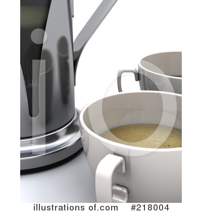 Royalty-Free (RF) Coffee Clipart Illustration by KJ Pargeter - Stock Sample #218004