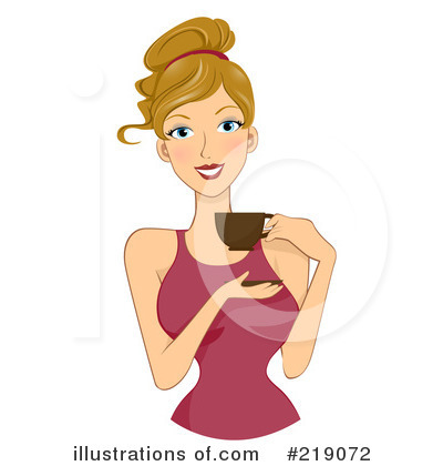 Royalty-Free (RF) Coffee Clipart Illustration by BNP Design Studio - Stock Sample #219072