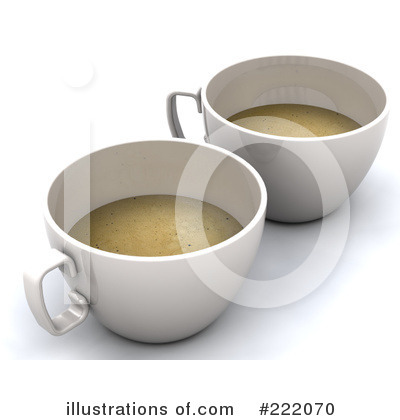 Royalty-Free (RF) Coffee Clipart Illustration by KJ Pargeter - Stock Sample #222070