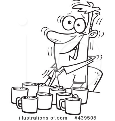 Royalty-Free (RF) Coffee Clipart Illustration by toonaday - Stock Sample #439505