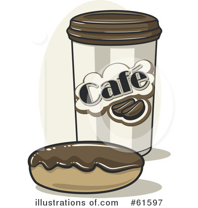 Royalty-Free (RF) Coffee Clipart Illustration by r formidable - Stock Sample #61597