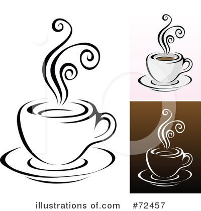 Royalty-Free (RF) Coffee Clipart Illustration by cidepix - Stock Sample #72457