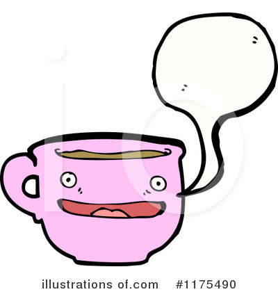 Royalty-Free (RF) Coffee Cup Clipart Illustration by lineartestpilot - Stock Sample #1175490