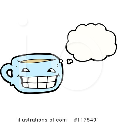 Royalty-Free (RF) Coffee Cup Clipart Illustration by lineartestpilot - Stock Sample #1175491