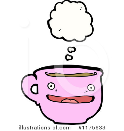 Royalty-Free (RF) Coffee Cup Clipart Illustration by lineartestpilot - Stock Sample #1175633