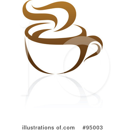 Royalty-Free (RF) Coffee Logo Clipart Illustration by elena - Stock Sample #95003
