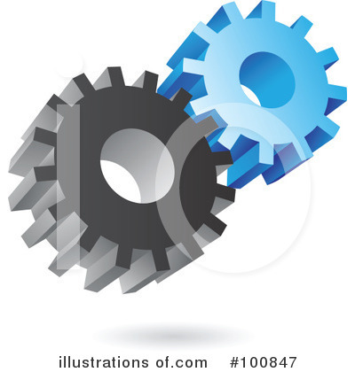 Gears Clipart #100847 by cidepix