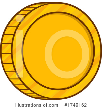Royalty-Free (RF) Coin Clipart Illustration by Hit Toon - Stock Sample #1749162