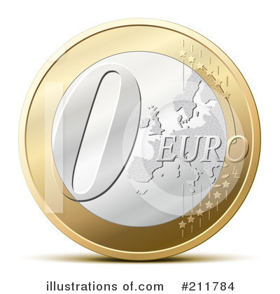 Euro Coin Clipart #211784 by Oligo