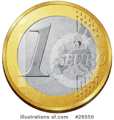 Euro Coin Clipart #26550 by beboy