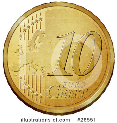 Euro Coin Clipart #26551 by beboy