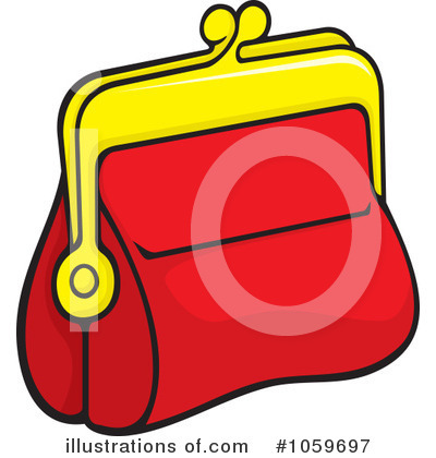 Royalty-Free (RF) Coin Purse Clipart Illustration by Any Vector - Stock Sample #1059697