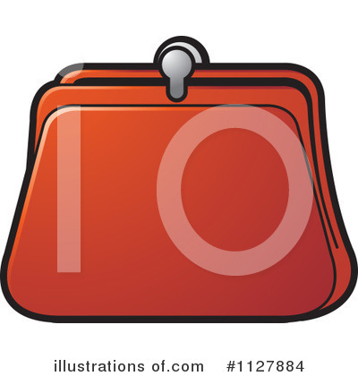 Royalty-Free (RF) Coin Purse Clipart Illustration by Lal Perera - Stock Sample #1127884