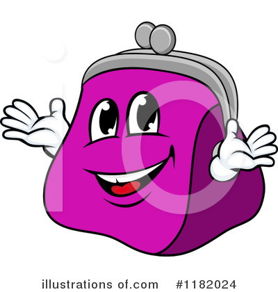 Coin Purse Clipart #1182024 by Vector Tradition SM