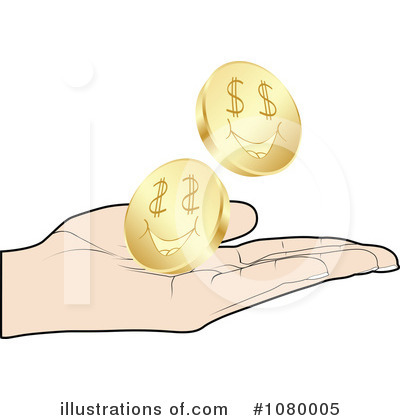 Royalty-Free (RF) Coins Clipart Illustration by Andrei Marincas - Stock Sample #1080005