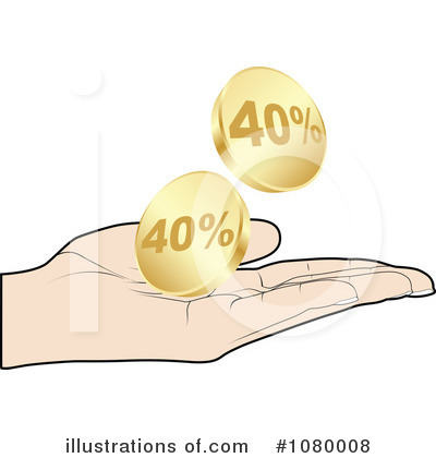 Gold Coins Clipart #1080008 by Andrei Marincas
