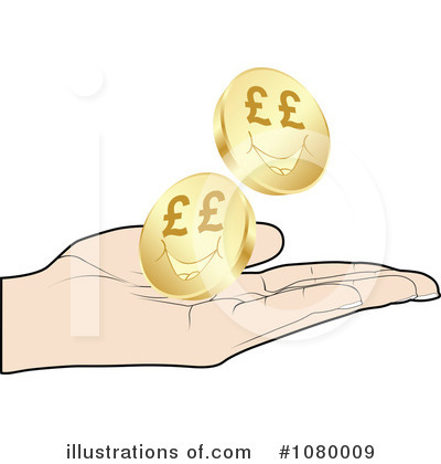 Gold Coins Clipart #1080009 by Andrei Marincas